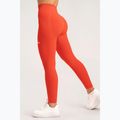 Leggings da allenamento donna Gym Glamour Push Up corallo 20