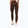 Leggings allenamento donna Gym Glamour Push Up cioccolato 3