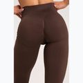 Leggings allenamento donna Gym Glamour Push Up cioccolato 9