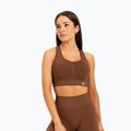 Reggiseno fitness Gym Glamour Push Up cioccolato