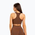 Reggiseno fitness Gym Glamour Push Up cioccolato 2