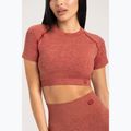 Maglietta da allenamento donna Gym Glamour Seamless Rashguard cherry 3