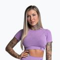 Maglietta da allenamento donna Gym Glamour Seamless Rashguard lilla