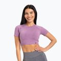 Maglietta da allenamento donna Gym Glamour Seamless Rashguard lilla