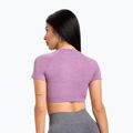 Maglietta da allenamento donna Gym Glamour Seamless Rashguard lilla 2