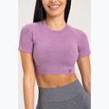 Maglietta da allenamento donna Gym Glamour Seamless Rashguard lilla 3