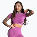 Maglietta da allenamento donna Gym Glamour Seamless Rashguard rosa