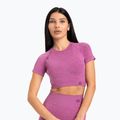 Maglietta da allenamento donna Gym Glamour Seamless Rashguard rosa
