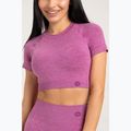 Maglietta da allenamento donna Gym Glamour Seamless Rashguard rosa 3