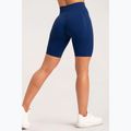 Pantaloncini da allenamento da donna Gym Glamour Push Up classici blu 13