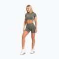 Pantaloncini da allenamento da donna Gym Glamour Seamless kaki 2