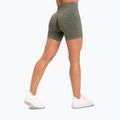 Pantaloncini da allenamento da donna Gym Glamour Seamless kaki 3