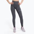 Leggings da allenamento donna Gym Glamour Push Up grigio