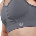 Reggiseno fitness Gym Glamour Push Up grigio 5