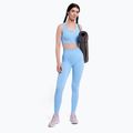 Leggings da allenamento donna Gym Glamour Push Up blu baby 2