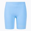 Pantaloncini da allenamento donna Gym Glamour Push Up blu baby 5