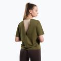 Camicia da allenamento donna Gym Glamour V kaki 3