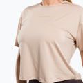 Maglietta da allenamento donna Gym Glamour Sport beige 4