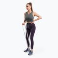 Top da allenamento donna Gym Glamour Tied grigio argento 2