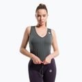 Top da allenamento donna Gym Glamour Pull-on grigio argento 4