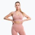 Reggiseno fitness Gym Glamour Compress rosa abbronzato