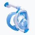 Maschera integrale per bambini per lo snorkeling AQUASTIC SMK-01N blu