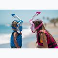 Maschera integrale per bambini per lo snorkeling AQUASTIC SMK-01N blu 2