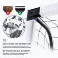 Porta da calcio OneTeam One 300 x 200 cm in acciaio zincato bianco/nero 3
