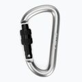 Salewa Carbiner a forma di D con vite grigio