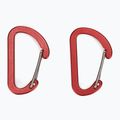 Salewa Moschettone Flat Wiregate 2 pezzi arancione 2
