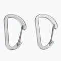 Salewa Moschettone Flat Wiregate 2 pezzi grigio 2