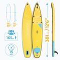 Tavola SUP AQUASTIC Touring 12'6" gialla 18