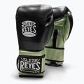 Cleto Reyes Velcro Sparring verde metallizzato/nero guantoni da boxe