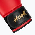 HOOK FIGHTING Guanti da boxe rossi pronti per l'allenamento 6
