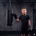 HOOK FIGHTING Set per il primo allenamento di boxe per bambini nero 3