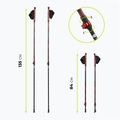 Bastoni da nordic walking KADVA Halna regolabili rossi 2