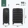 KADVA Cayes valigia da viaggio 113 l nero 3