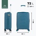 Valigia da viaggio media KADVA Sancho 72 l blu 3