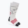 Calze da sci donna KADVA Skio In bianco/rosa