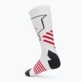 Calze da sci donna KADVA Skio In bianco/rosa 2