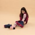 Stivali da neve per bambini KADVA Snowey Mid WaterProof blu/navy/fucsia 10