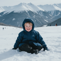 Tuta da sci per bambini KADVA Kiko blu navy 7