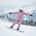 Pantaloni da sci per bambini KADVA Skiro Pants rosa