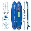 Set tavola SUP gonfiabile AQUASTIC Perth 10'8" allround dark blue 18