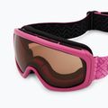 Maschera da sci per bambini ATTABO Apik Jr Anti-Fog pink 10