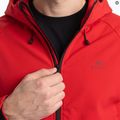 Felpa da trekking uomo KADVA Arix WP 5K/3K softshell ibrida rossa 3