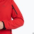 Felpa da trekking uomo KADVA Arix WP 5K/3K softshell ibrida rossa 4