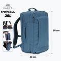 Zaino da trekking KADVA traWELL 28 l blu navy 2