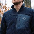 Felpa in pile da uomo KADVA Rodvik blu navy 12