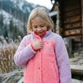 Felpa in pile per bambini KADVA RODVIK KDG rosa 11